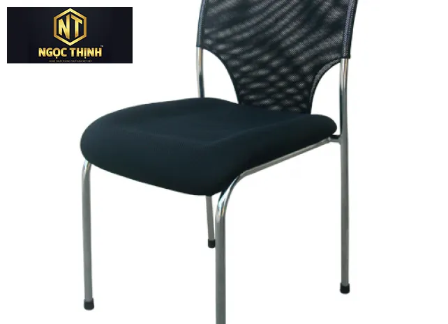 Ghế họp khung thép mạ, tựa bọc vải lưới GL405